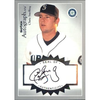 2004 SkyBox Autographics Signatures Silver #CS2 Cory Sullivan