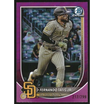 2025 Bowman Chrome Fuchsia Refractors #8 Fernando Tatis Jr.
