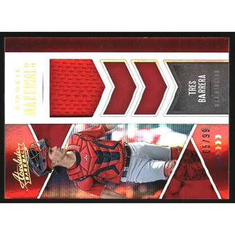 2020 Absolute Absolute Rookie Materials Spectrum Red #17 Tres Barrera