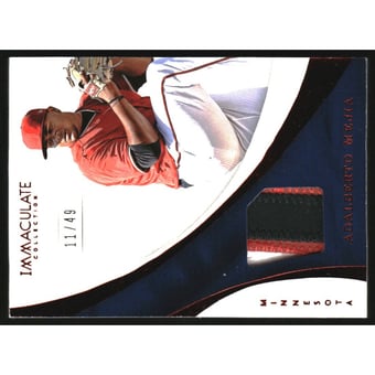 2017 Immaculate Collection Immaculate Swatches Prime #51 Adalberto Mejia/49