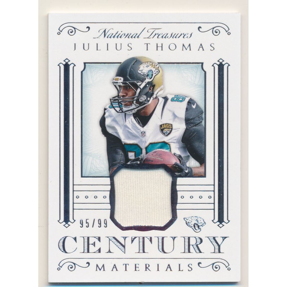 2015 Panini National Treasures Century Materials #CMJT Julius Thomas/99