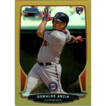 2013 Bowman Chrome Gold Refractors #39 Oswaldo Arcia