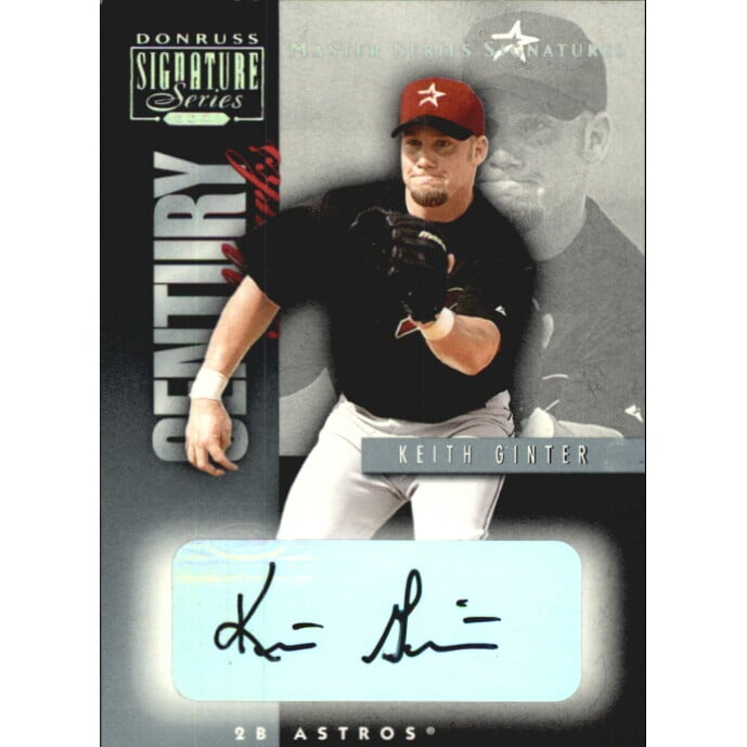2001 Donruss Signature Century Marks Masters Series #18 Keith Ginter. rookie card picture