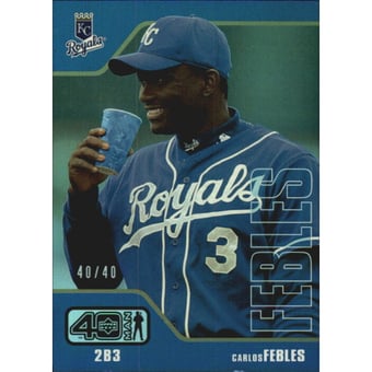 2002 Upper Deck 40-Man Electric Rainbow #319 Carlos Febles