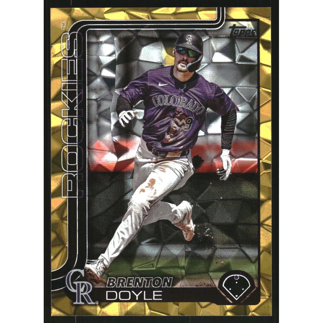 2025 Topps Gold Diamante Foil #44 Brenton Doyle. rookie card picture
