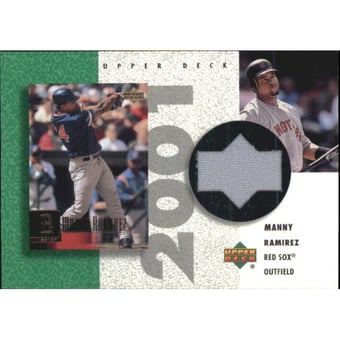 2002 UD Authentics Reverse Negative Jerseys #RMR Manny Ramirez