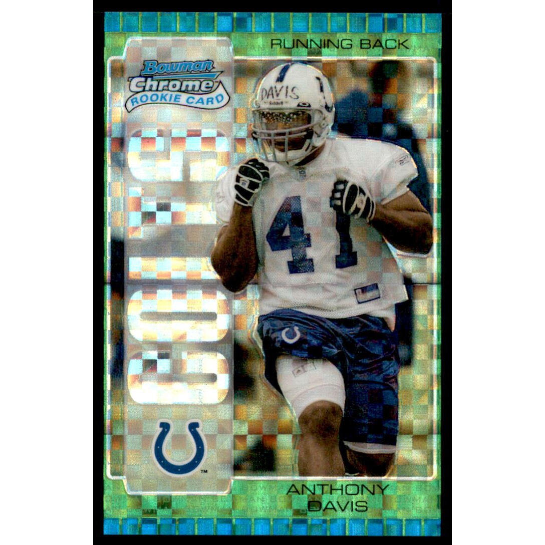 2005 Bowman Chrome Uncirculated Green Xfractors #127 Anthony Davis