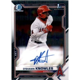 2021 Bowman Chrome Prospect Autographs #CPADK D'Shawn Knowles