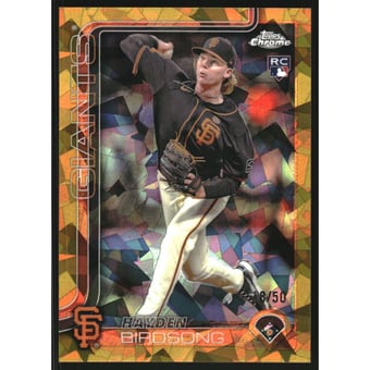 2025 Topps Chrome Sapphire Gold Refractors #138 Hayden Birdsong