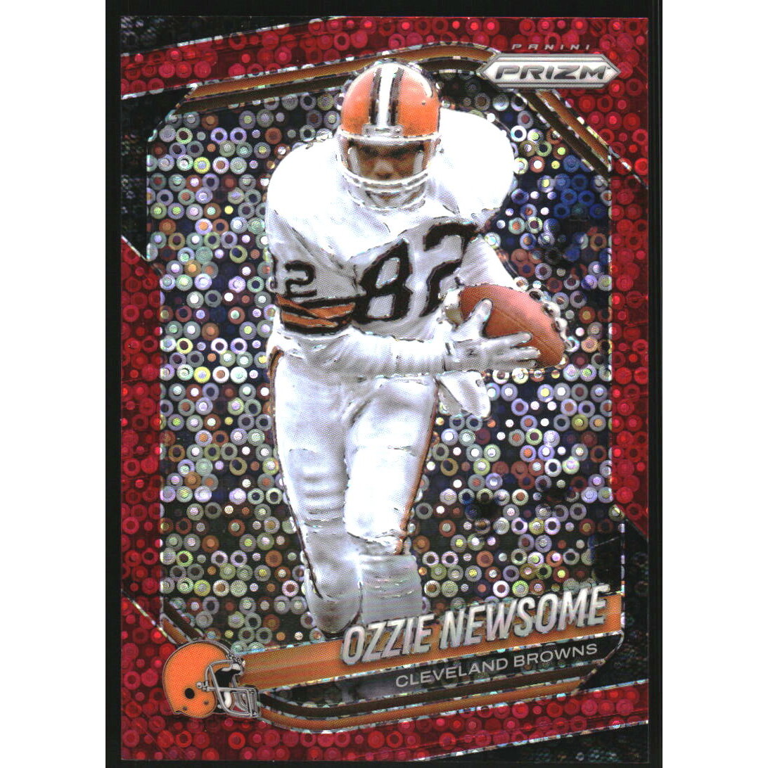 2025 Panini Prizm Prizms No Huddle Red #60 Ozzie Newsome. rookie card picture
