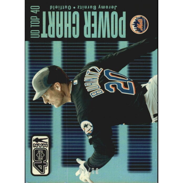 2002 Upper Deck 40-Man Electric Rainbow #1117 Jeromy Burnitz PC. rookie card picture