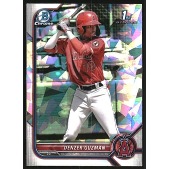 2022 Bowman Chrome Prospects Atomic Refractors #BCP138 Denzer Guzman