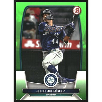 2023 Bowman Neon Green #96 Julio Rodriguez