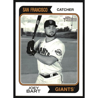 2023 Topps Heritage Black and White Image Variations #118 Joey Bart