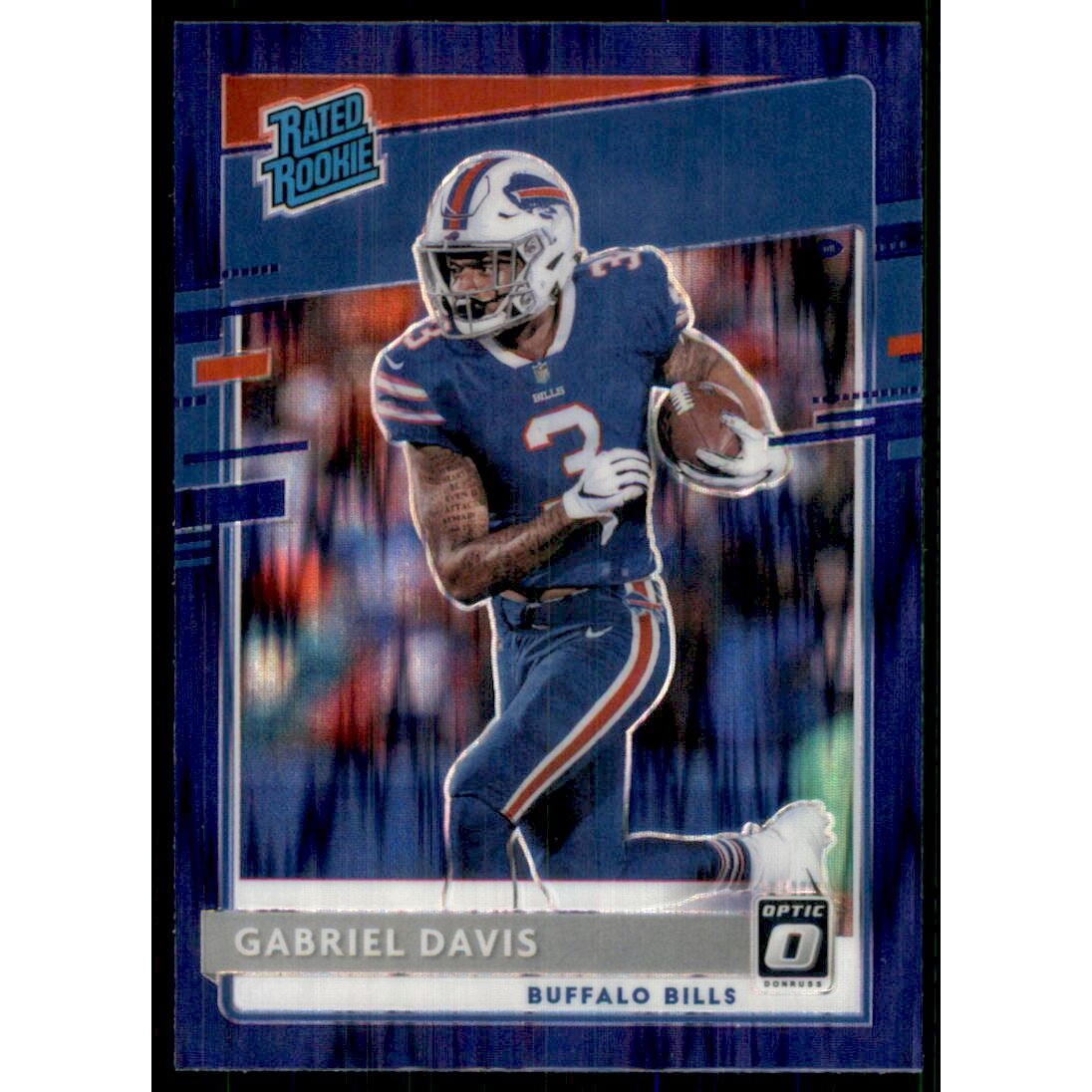 2020 Donruss Optic Purple Shock #187 Gabriel Davis RR