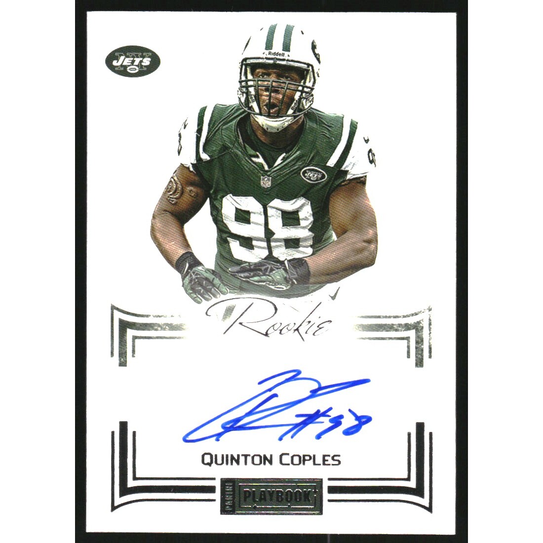 2012 Panini Playbook #154 Quinton Coples AU/140 RC