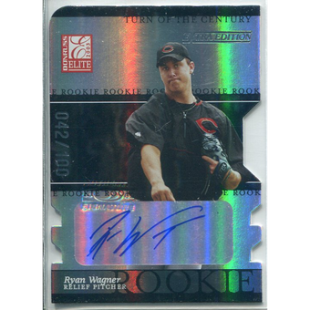 2003 Donruss Elite Extra Edition Turn of the Century Autographs #33 Ryan Wagner