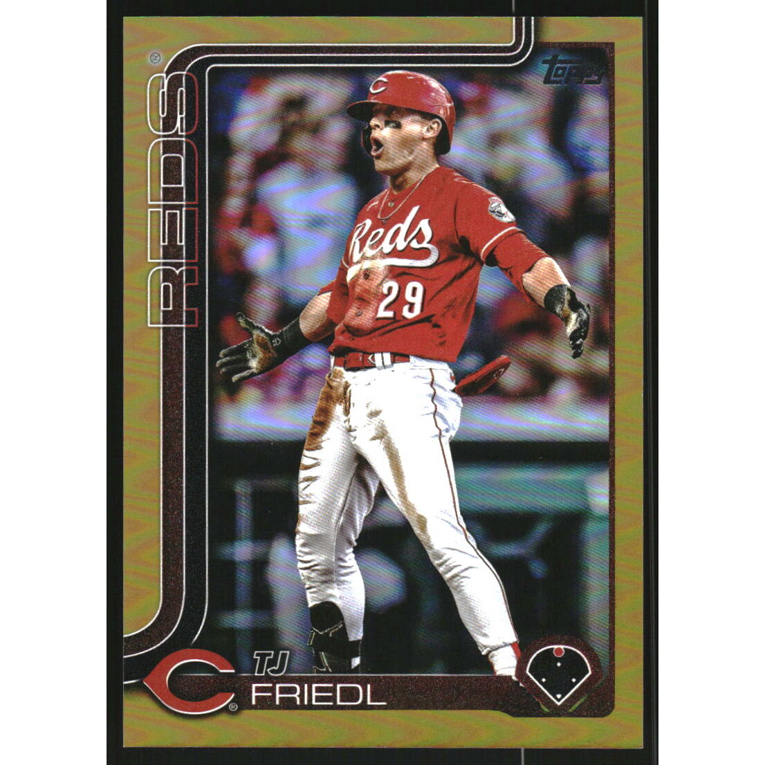 2025 Topps Gold Rainbow Foil #525 Tj Friedl