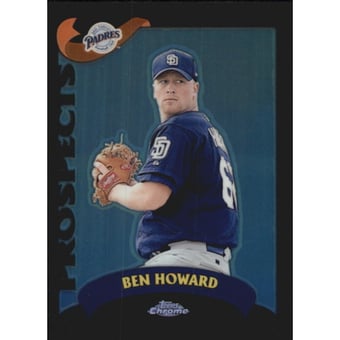 2002 Topps Chrome Traded Black Refractors #T144 Ben Howard