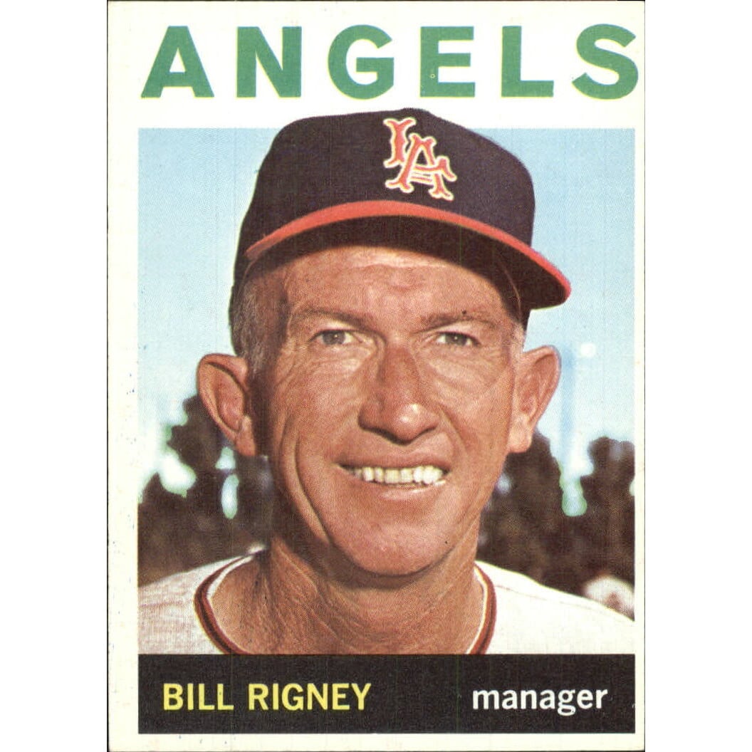 1964 Topps #383 Bill Rigney MG. rookie card picture