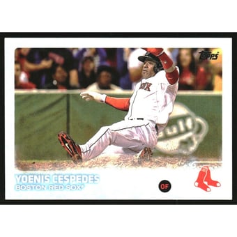 2015 Topps Snow Camo #120 Yoenis Cespedes