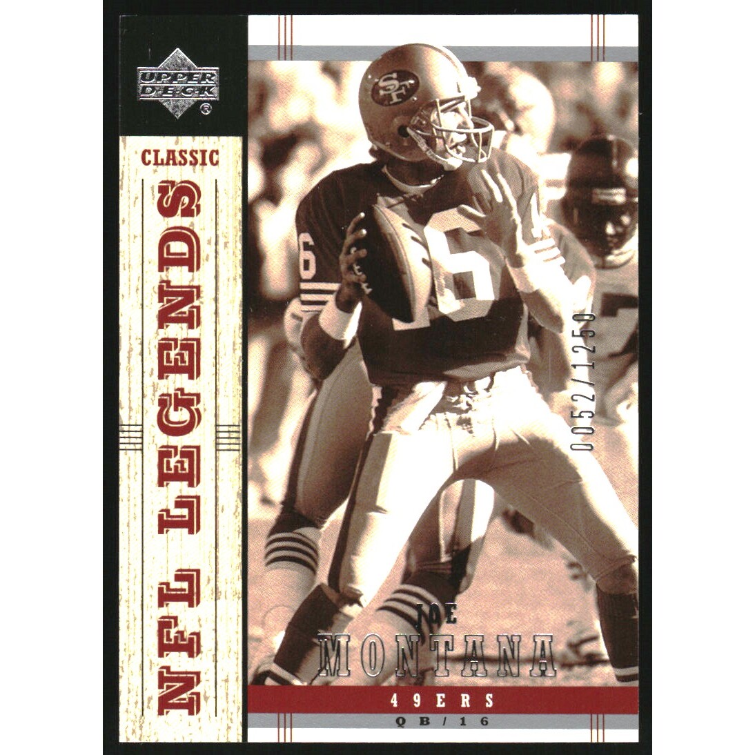 2004 Upper Deck Legends #109 Joe Montana