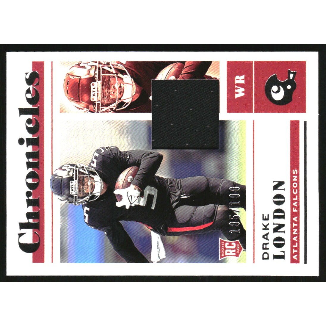 2022 Panini Chronicles Jerseys #44 Drake London. rookie card picture