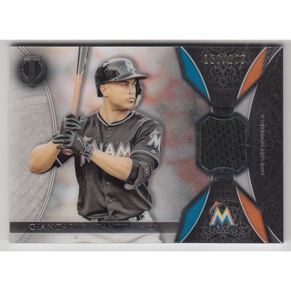 2017 Topps Tribute Relics #TRGS Giancarlo Stanton/199