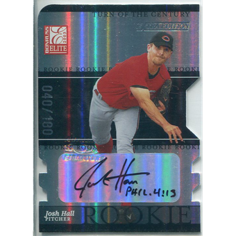 2003 Donruss Elite Extra Edition Turn of the Century Autographs #25 Josh Hall