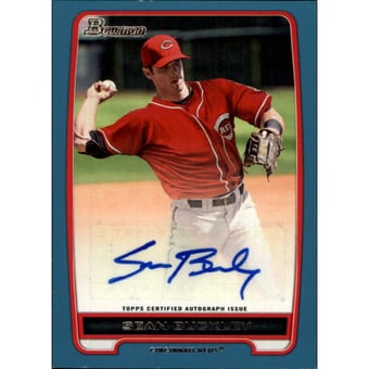 2012 Bowman Prospect Autographs Blue #SB Sean Buckley