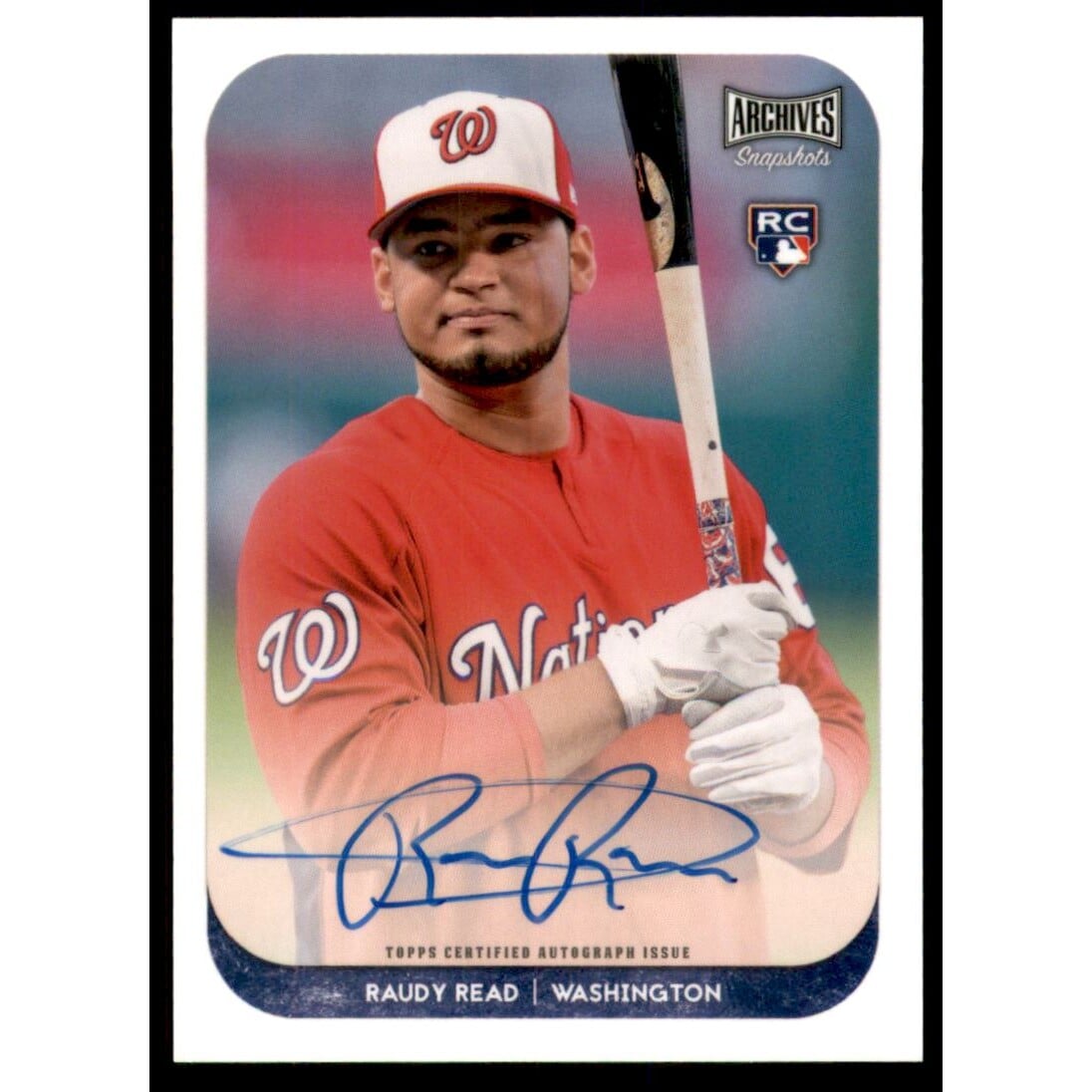 2018 Topps Archives Snapshots Autographs #ASRR Raudy Read. rookie card picture