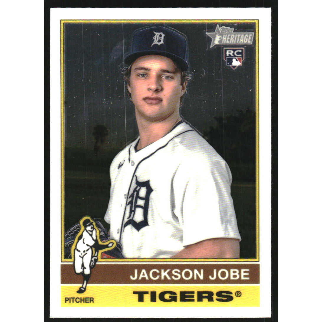 2025 Topps Heritage Chrome #389 Jackson Jobe. rookie card picture