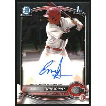 2025 Bowman Chrome Prospect Autographs #CPAET Enry Torres