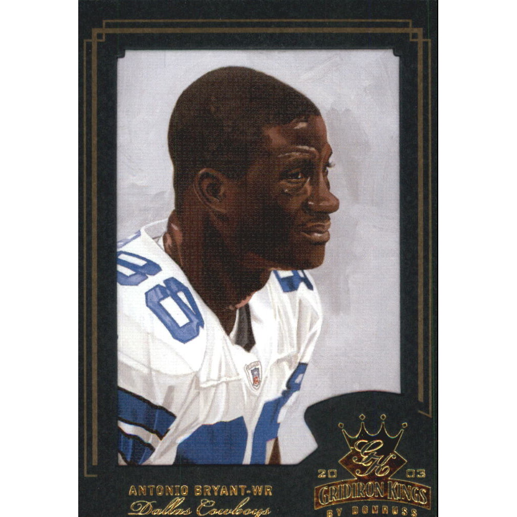 2003 Gridiron Kings Gold #26 Antonio Bryant 2003 Gridiron Kings Gold #26 Antonio Bryant