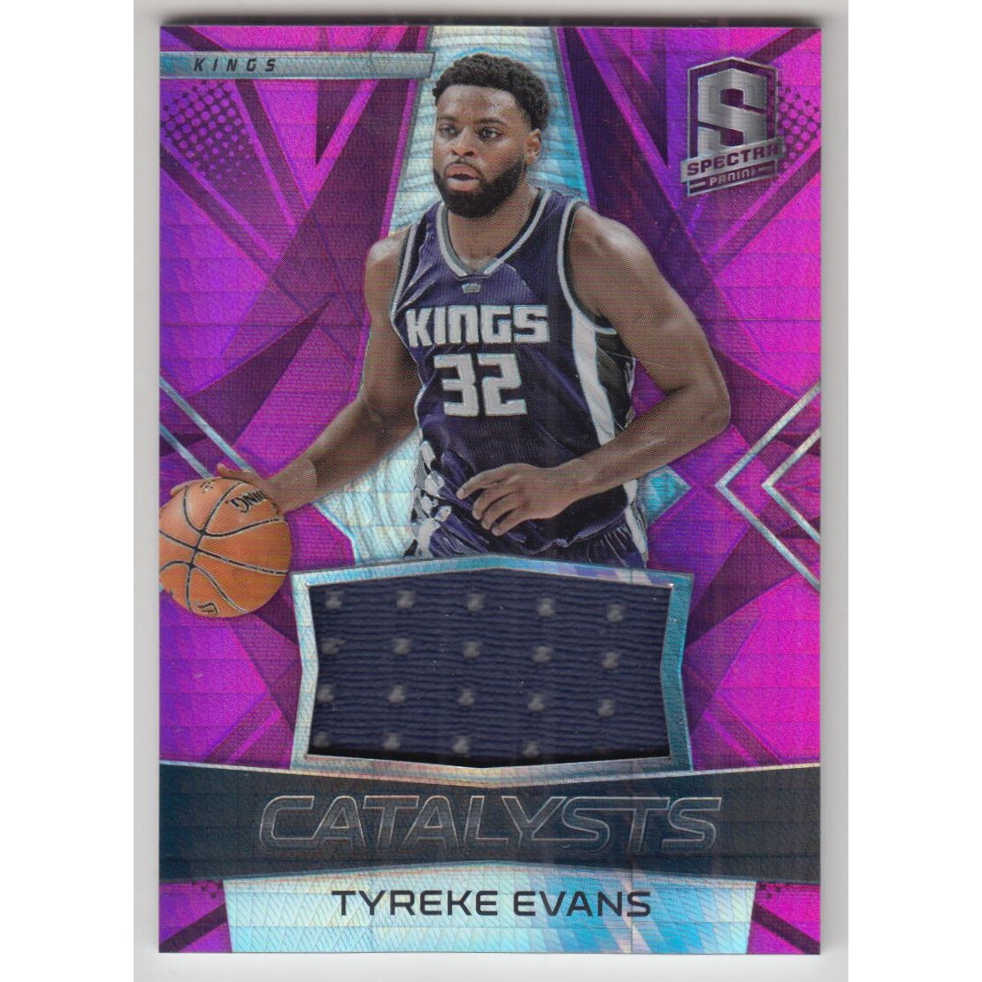 2016-17 Panini Spectra Catalysts Materials Pink #25 Tyreke Evans