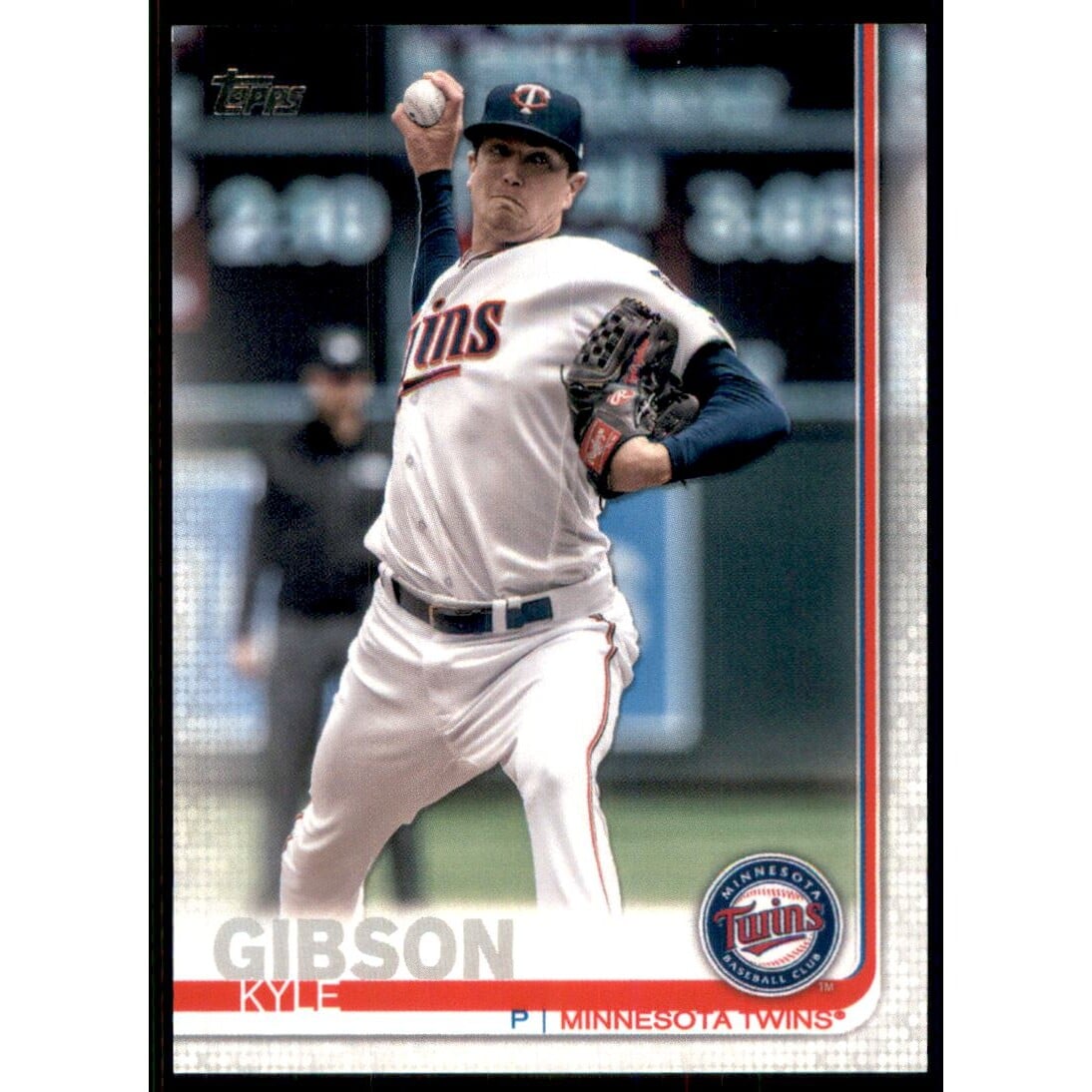 2019 Topps Advanced Stats #597 Kyle Gibson. rookie card picture