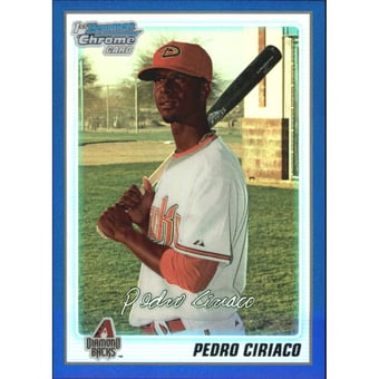 2010 Bowman Chrome Prospects Blue Refractors #BCP18 Pedro Ciriaco