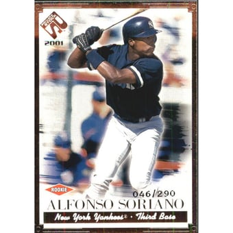 2001 Private Stock Silver Portraits #139 Alfonso Soriano