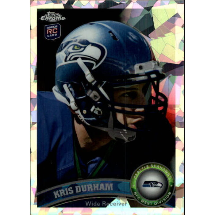 2011 Topps Chrome Crystal Atomic Refractors #89 Kris Durham. rookie card picture