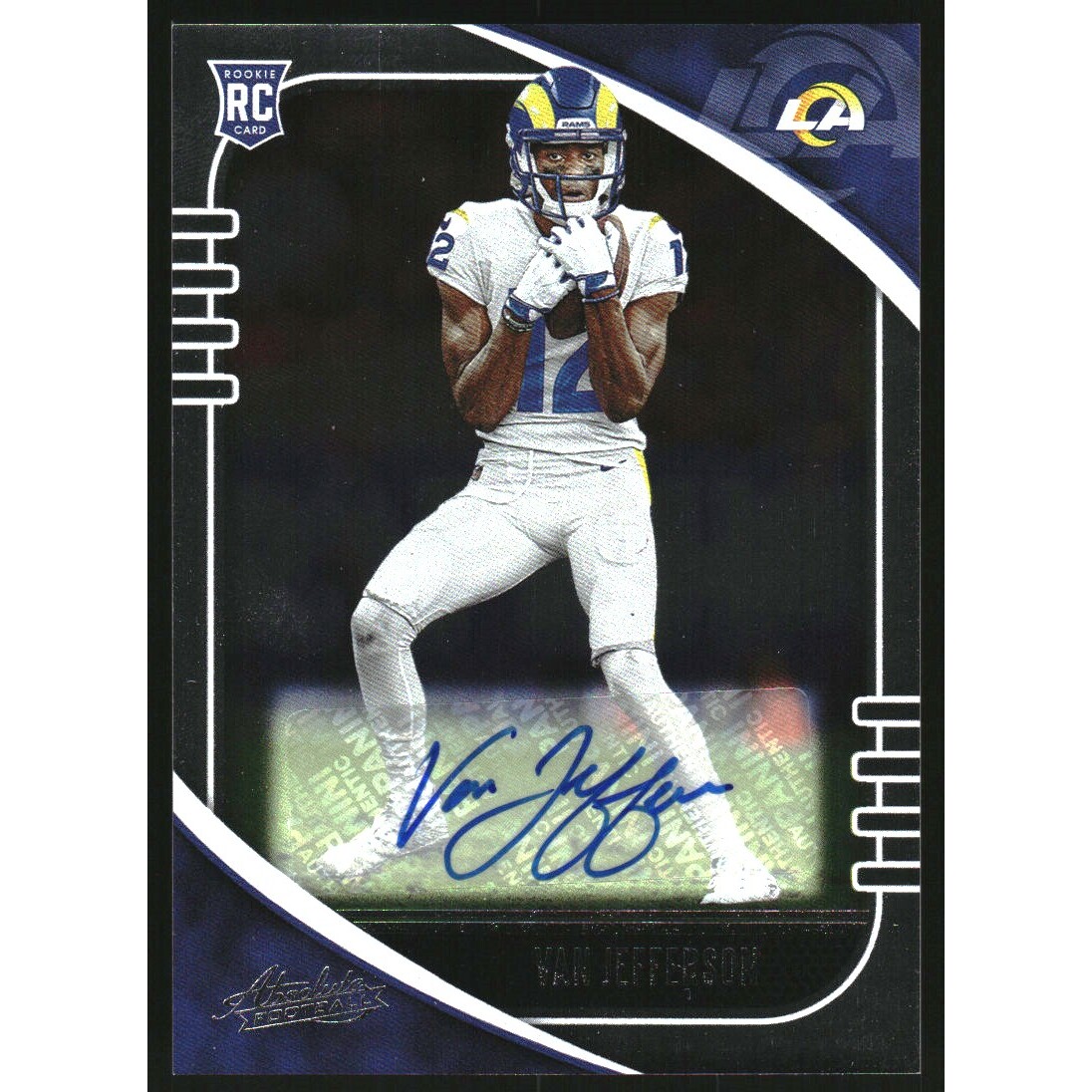 2020 Absolute Signature Rookies #196 Van Jefferson