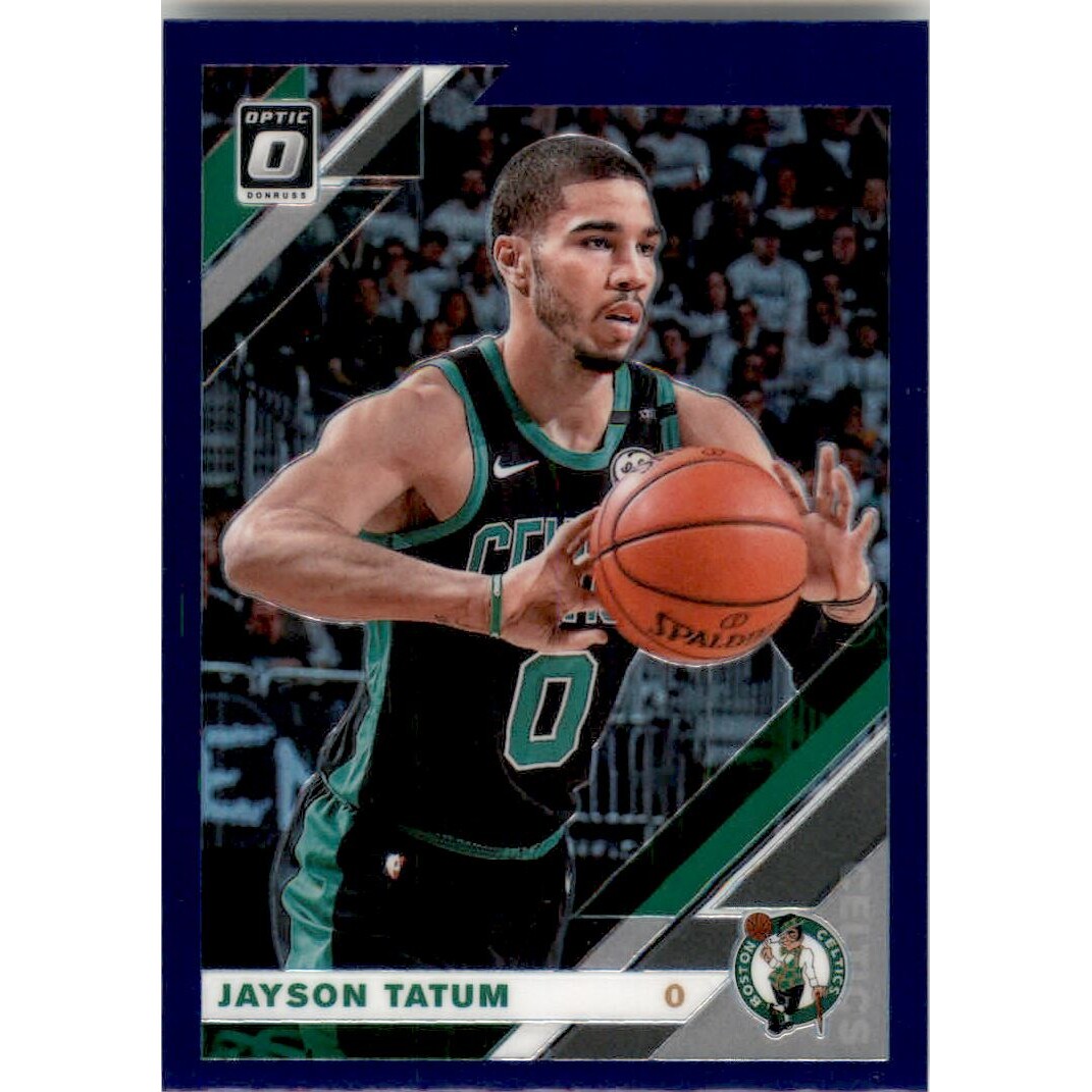 2019-20 Donruss Optic Purple #82 Jayson Tatum. rookie card picture