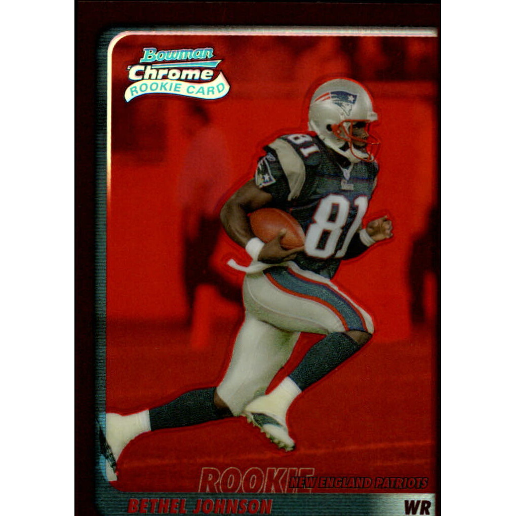 2003 Bowman Chrome Red Refractors #168 Bethel Johnson