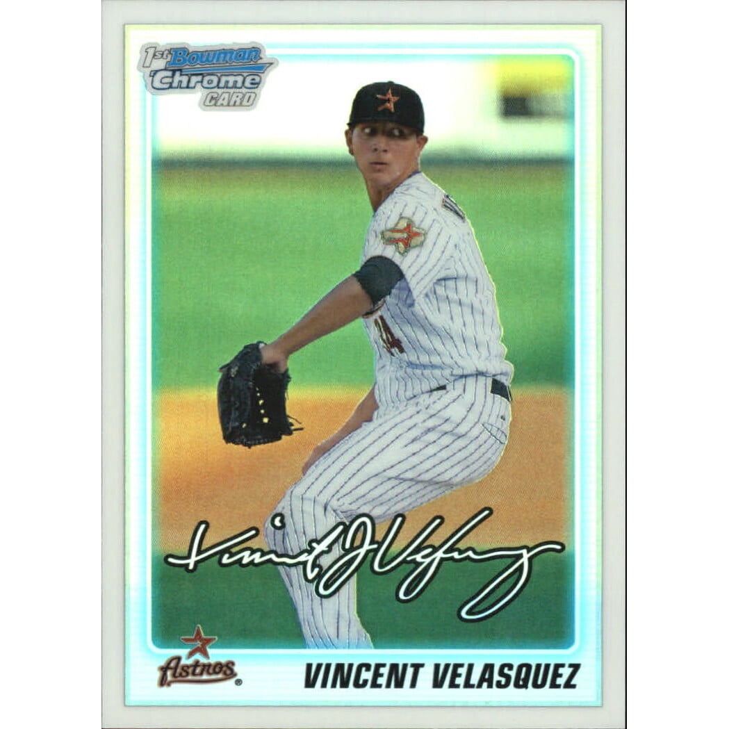 2010 Bowman Chrome Draft Prospects Refractors #BDPP45 Vincent Velasquez. rookie card picture
