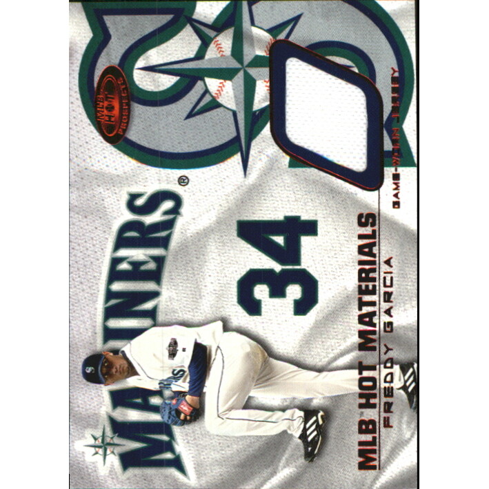 2002 Hot Prospects MLB Red Hot Materials #FG Freddy Garcia Jsy