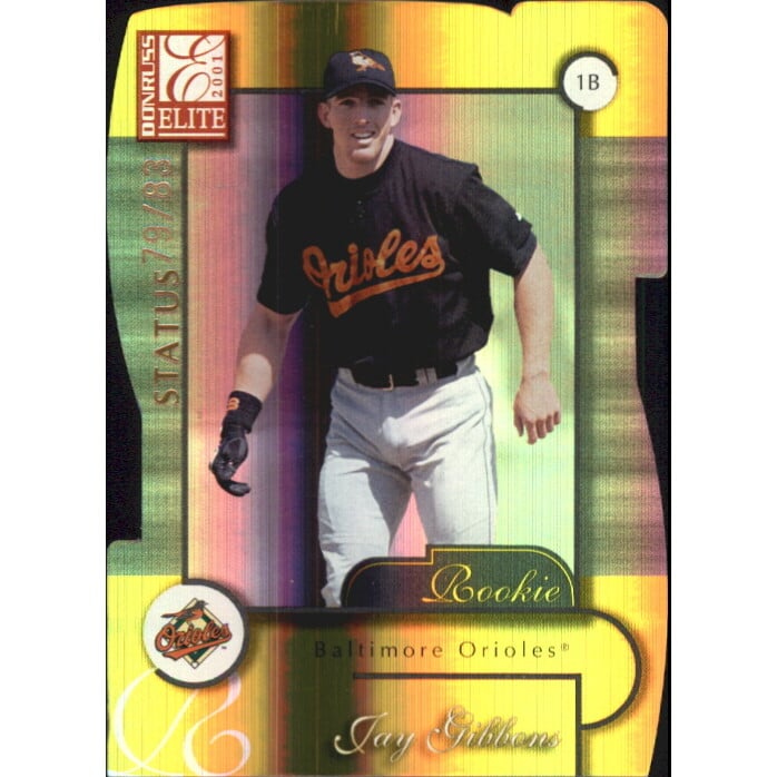 2001 Donruss Elite Status #183 Jay Gibbons/83. rookie card picture
