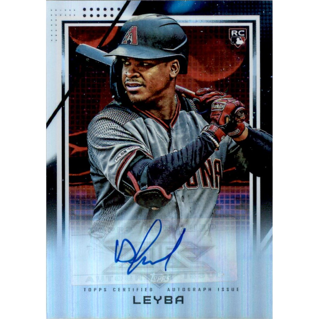 2020 Topps Fire Autographs #FADL Domingo Leyba. rookie card picture
