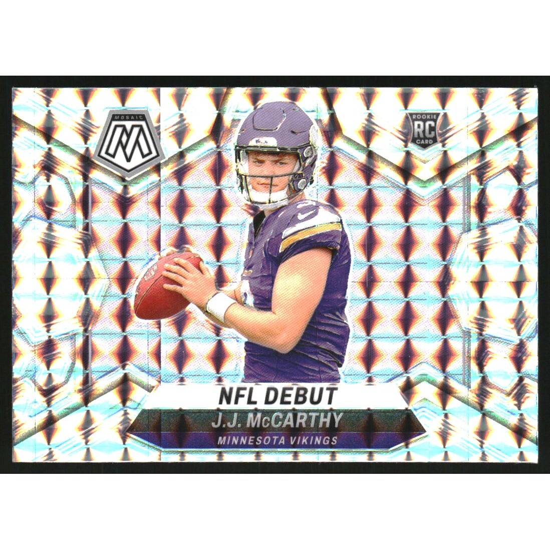 2024 Panini Mosaic Mosaic #275 JJ McCarthy DEB