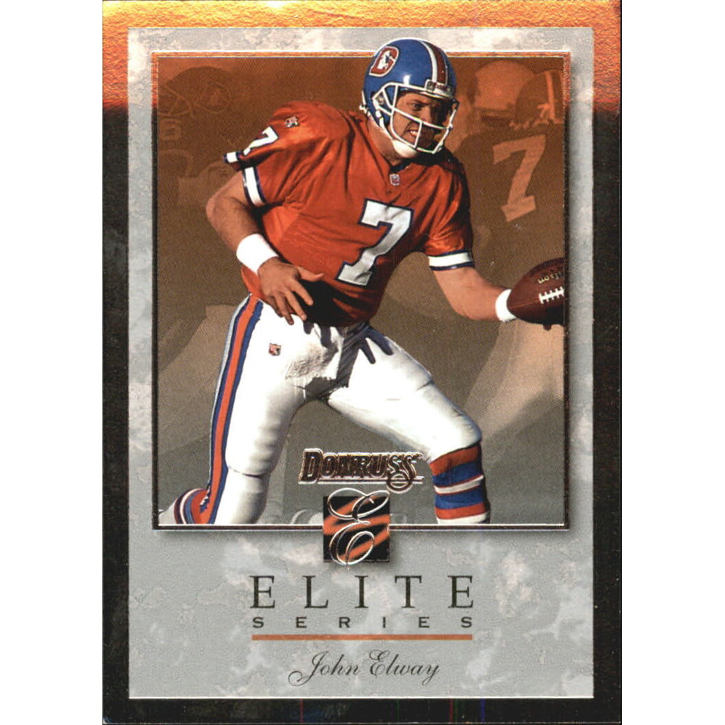 1996 Donruss Elite #10 John Elway. rookie card picture