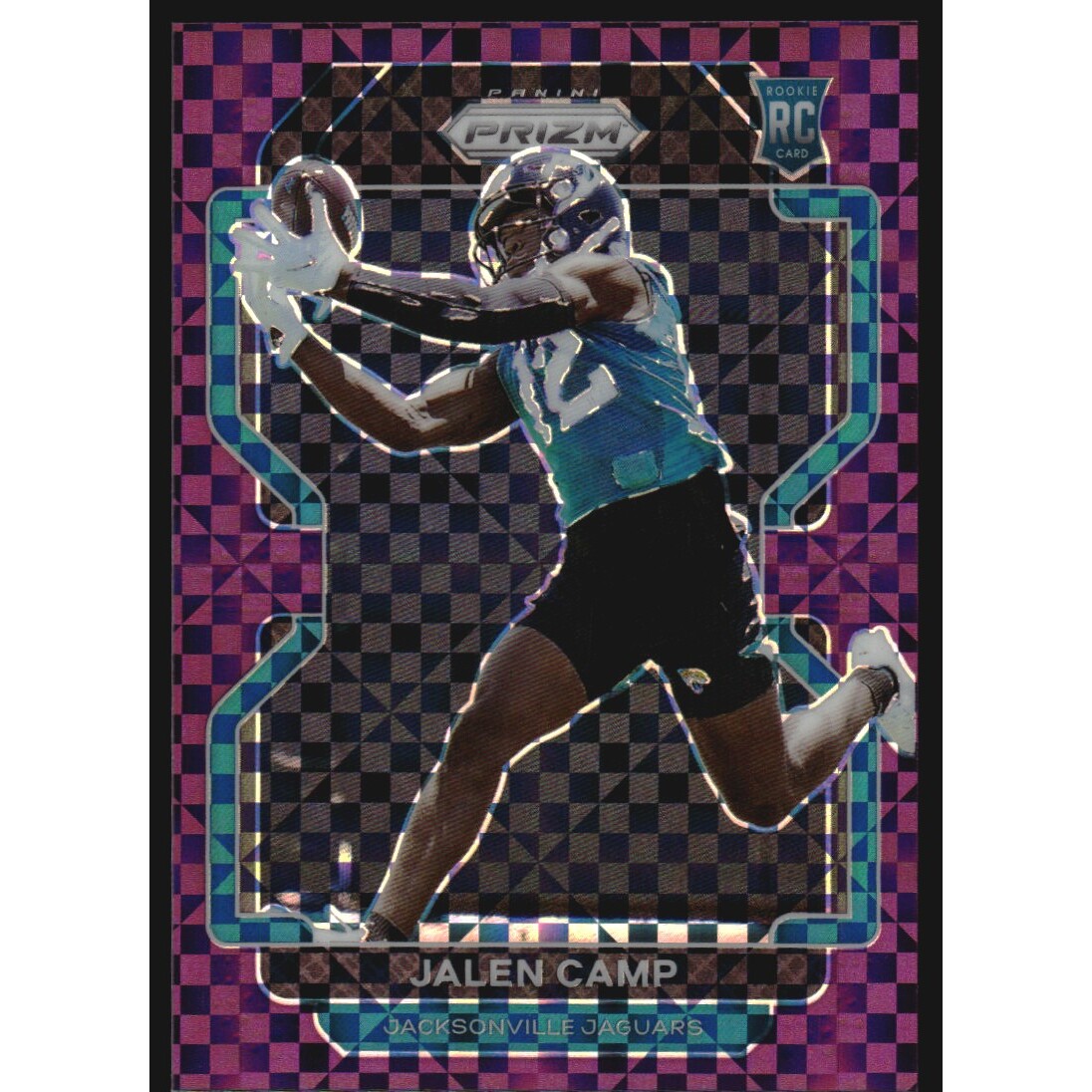 2021 Panini Prizm Prizms Purple Power #410 Jalen Camp
