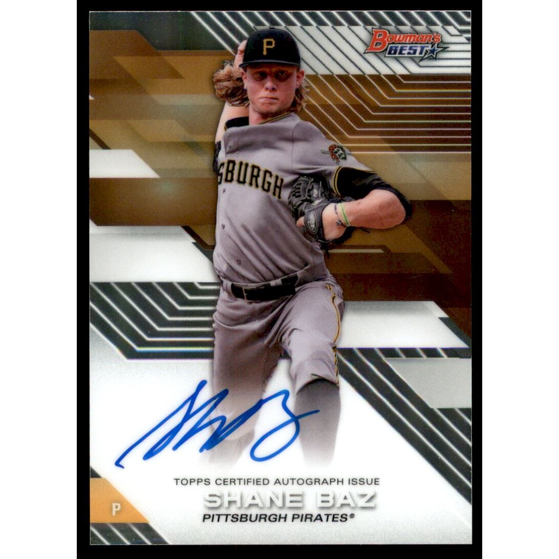 2017 Bowman's Best Best of '17 Autographs #B17SB Shane Baz. rookie card picture